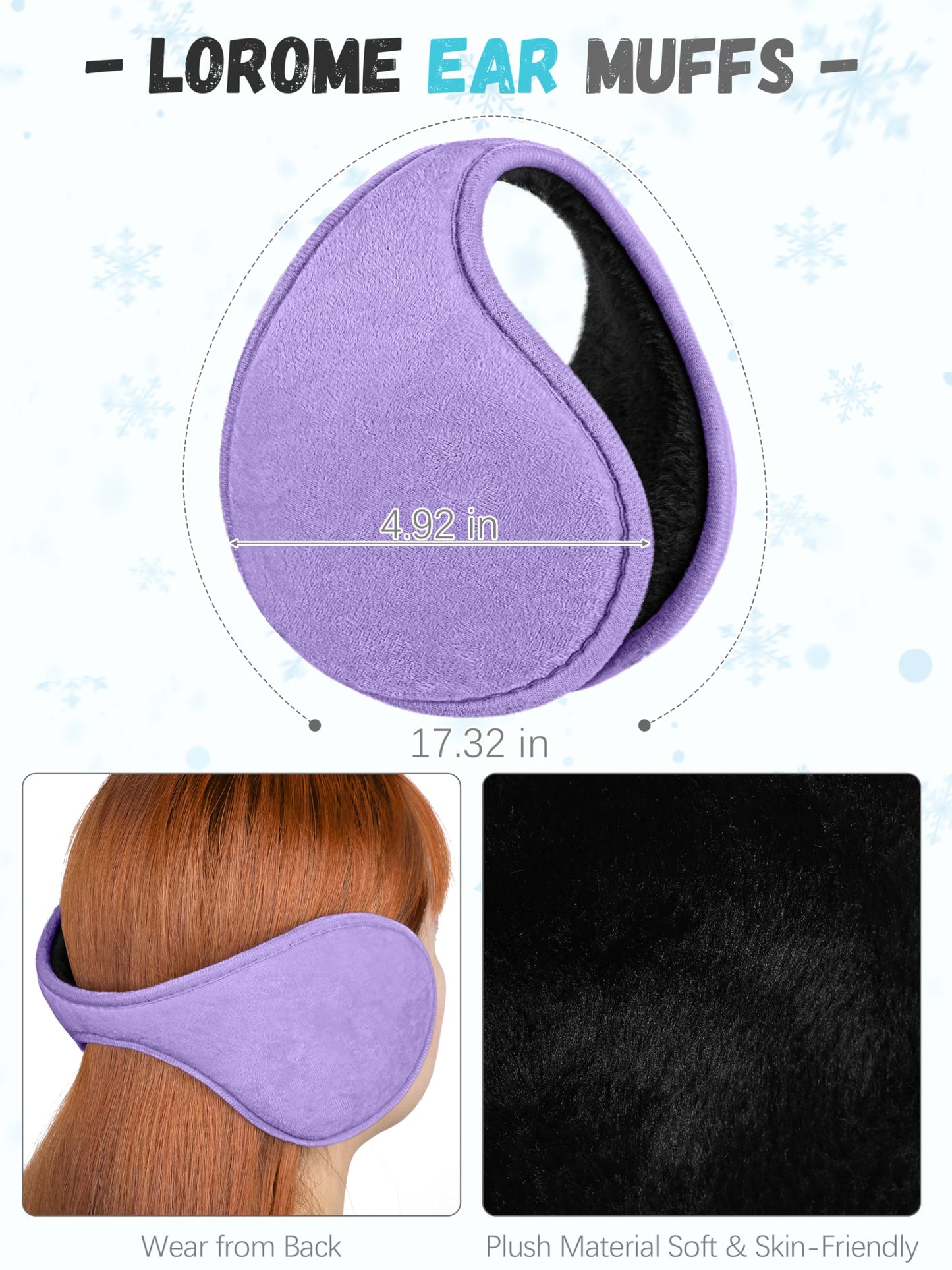 Winter Hat, Scarf, Gloves, and Ear Warmer Set for Women