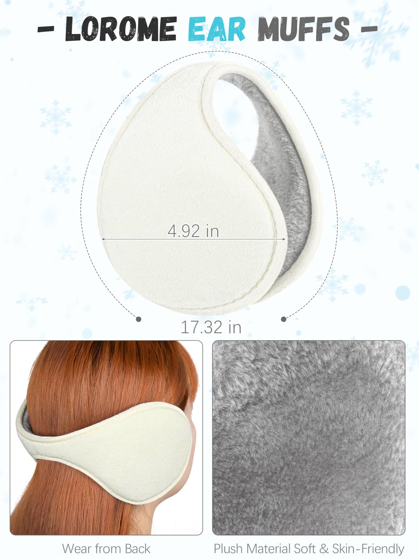 Winter Hat, Scarf, Gloves, and Ear Warmer Set for Women