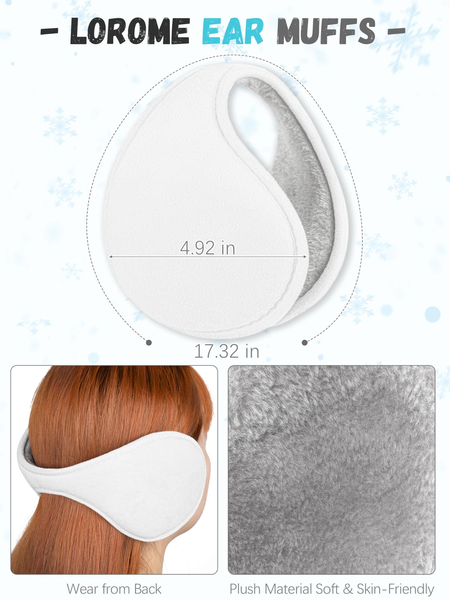 Winter Hat, Scarf, Gloves, and Ear Warmer Set for Women