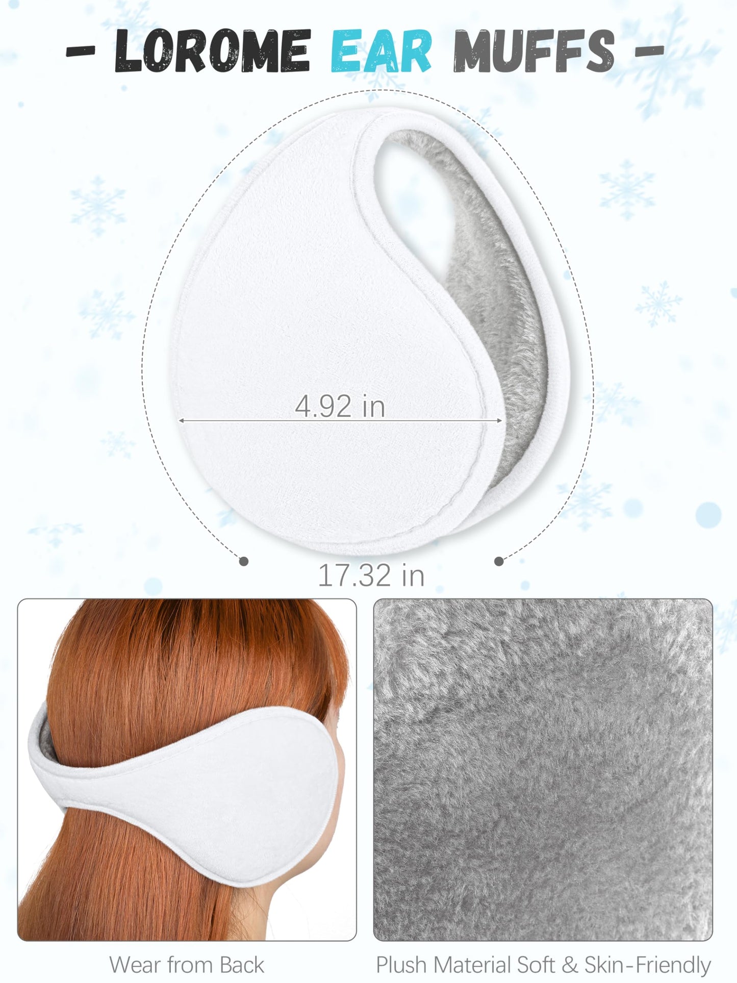 Winter Hat, Scarf, Gloves, and Ear Warmer Set for Women