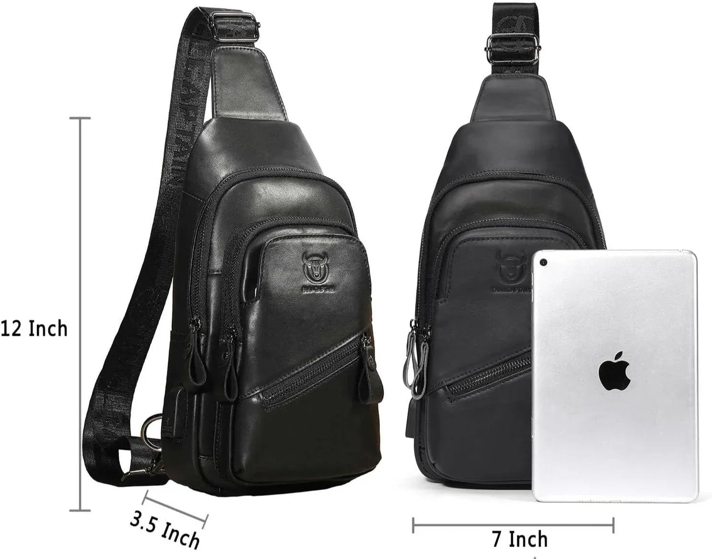 Premium Leather Sling Bag – Functional & Refined - Image #0