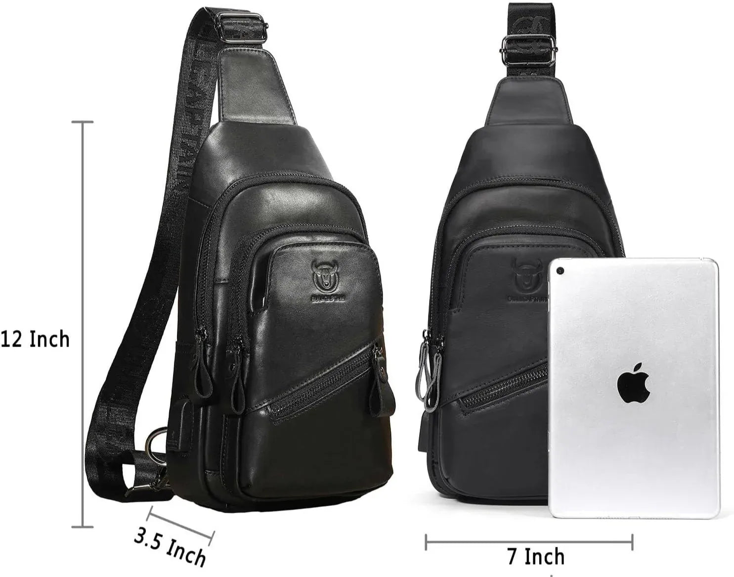 Premium Leather Sling Bag – Functional & Refined - Image #0