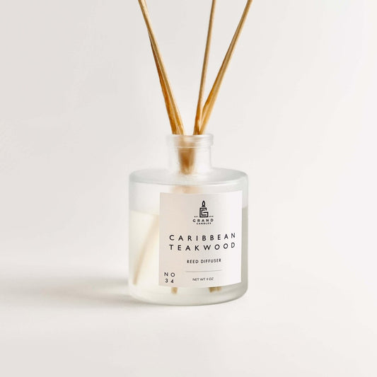Caribbean Teakwood Reed Diffuser - Image #0
