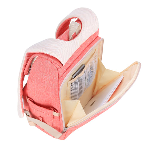 Canvas Diaper Bag Travel Backpack - Image #0