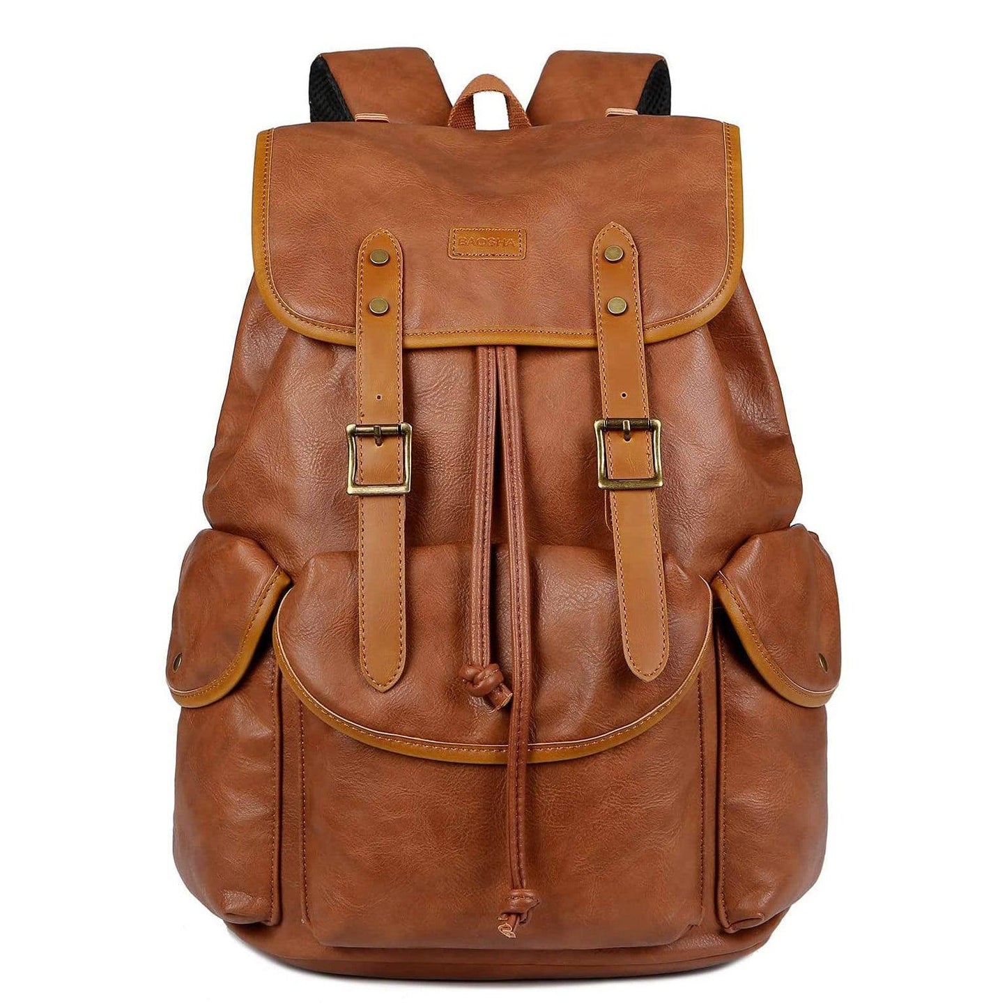 Leather Laptop Backpack – 15.6″ Eco-Friendly Professional Pack