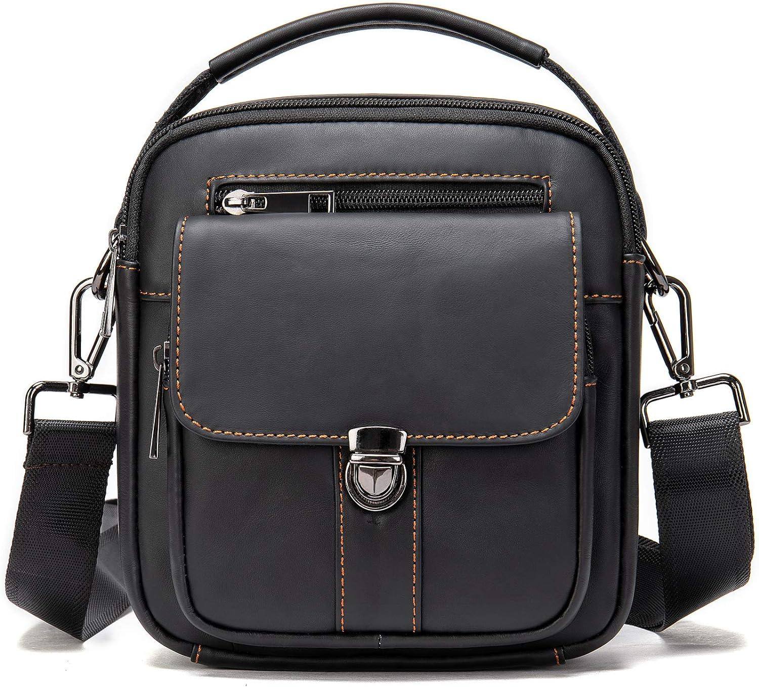 Leather Mini Crossbody Sling Bag – Compact & Refined