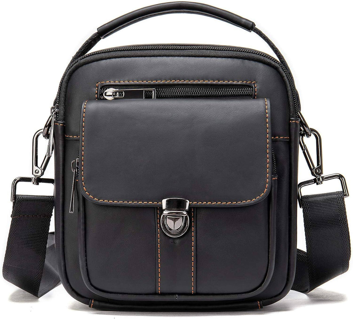 Leather Mini Crossbody Sling Bag – Compact & Refined