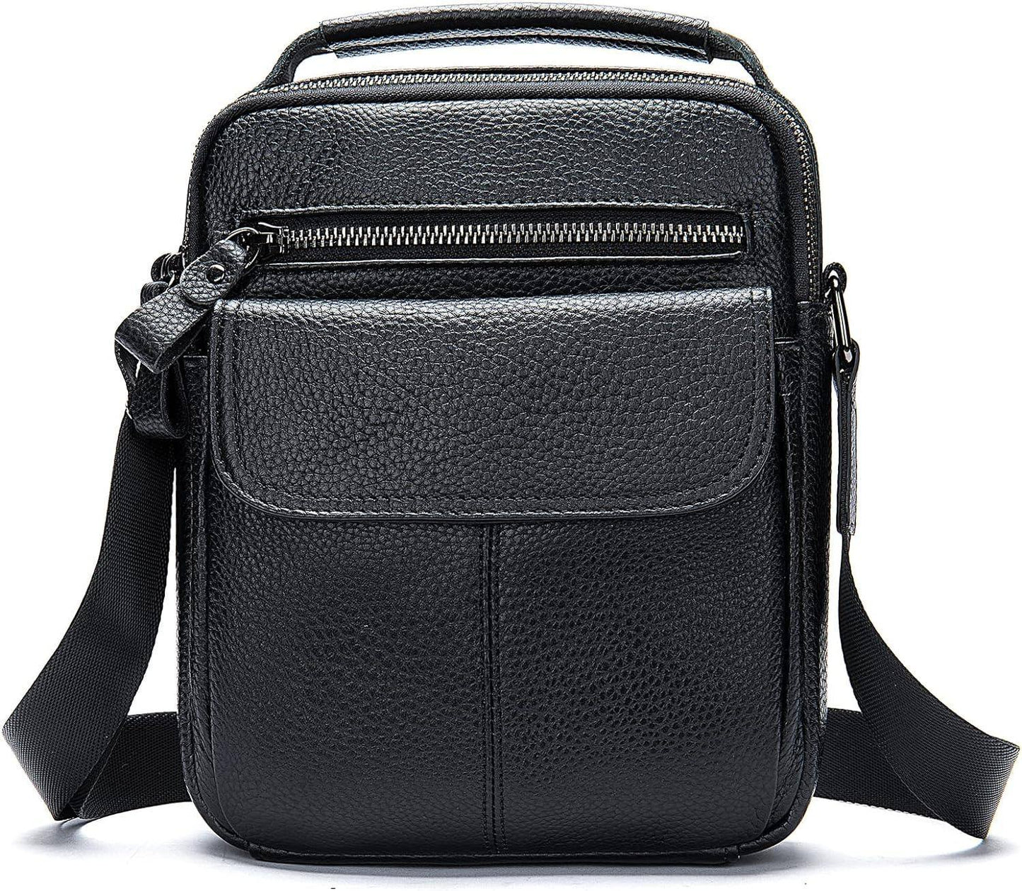 Leather Compact Crossbody Sling Bag – Sleek & Minimal